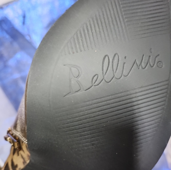 Bellini Gold/Animal Print Booties - Picture 3 of 3